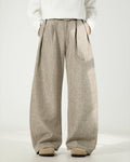 Pantaloni Larghi da uomo in Misto Lana e Cotone | Haven Loom