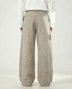 Pantaloni Larghi da uomo in Misto Lana e Cotone | Haven Loom, immagine 3