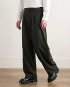 Pantaloni Larghi da uomo in Misto Lana e Cotone | Haven Loom, immagine 11