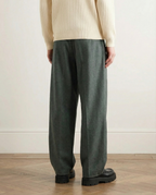 Pantaloni Larghi da uomo in Misto Lana e Cotone | Haven Loom, immagine 10