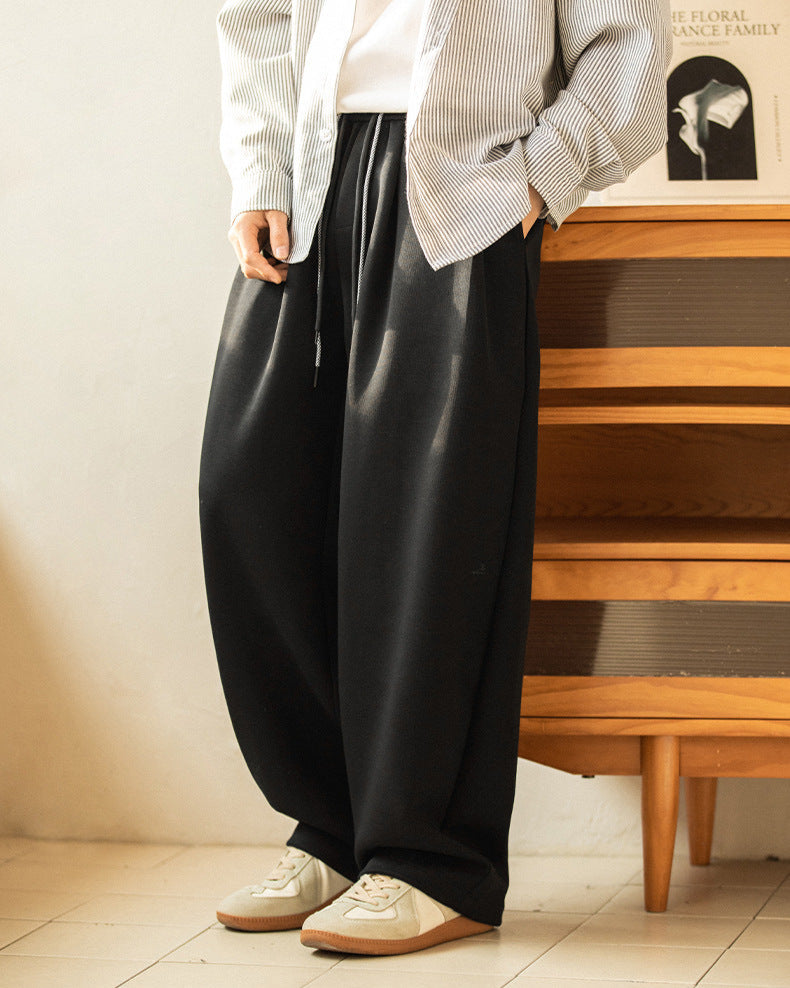 Pantaloni Larghi da uomo con Coulisse in Cotone | Haven Loom, immagine 3