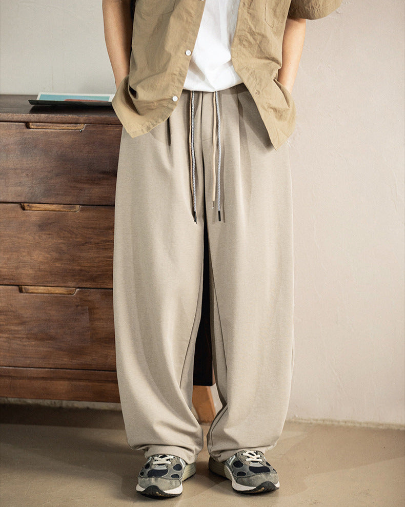 Pantaloni Larghi da uomo con Coulisse in Cotone | Haven Loom, immagine 4