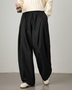 Pantaloni Larghi da uomo con Pinces Taglio Fluido | Haven Loom, immagine 12