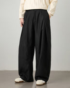 Pantaloni Larghi da uomo con Pinces Taglio Fluido | Haven Loom, immagine 10