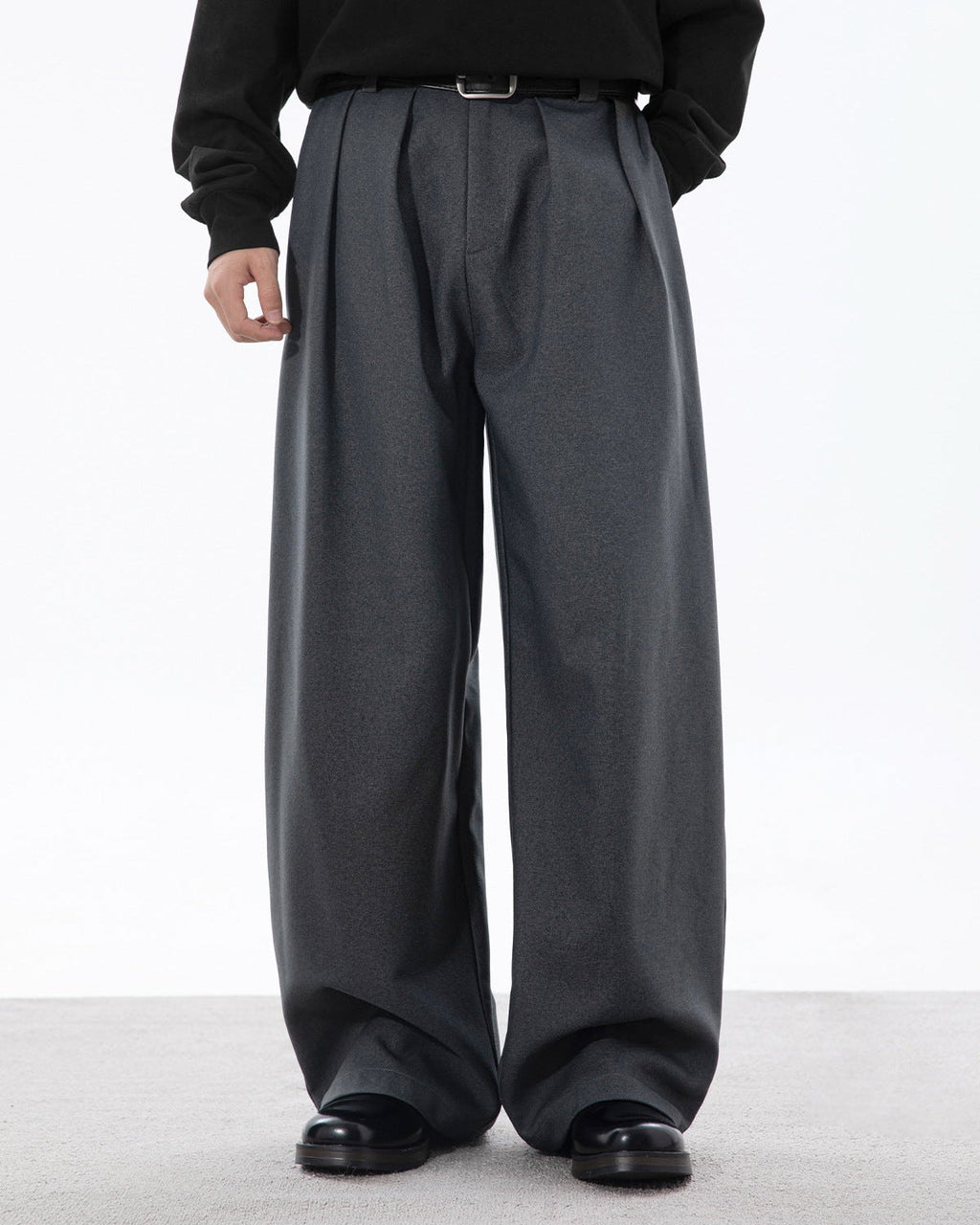 Pantaloni Larghi da uomo con Pinces in Cotone | Haven Loom, immagine 3