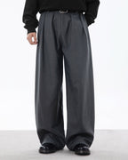 Pantaloni Larghi da uomo con Pinces in Cotone | Haven Loom, immagine 3