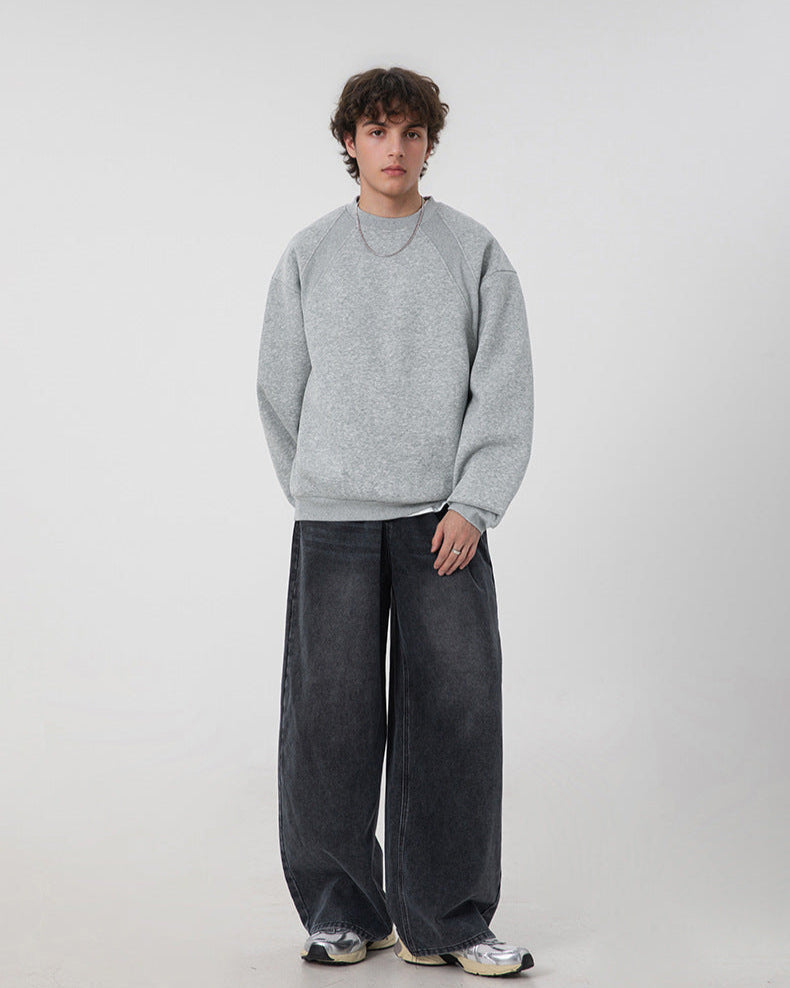 Felpa da uomo Girocollo Basic | Haven Loom, immagine 2