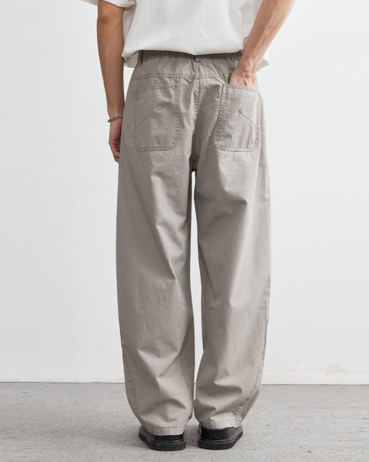 Pantaloni da uomo Comodi con Elastico in Vita Effetto Denim | Haven Loom, immagine 3