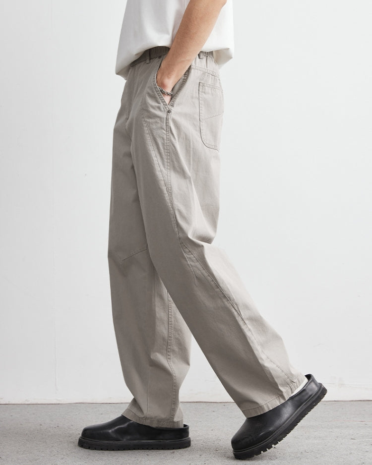 Pantaloni da uomo Comodi con Elastico in Vita Effetto Denim | Haven Loom, immagine 4