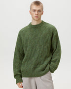 Maglione da uomo Oversize a Trecce Girocollo | Haven Loom, immagine 5
