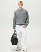 Maglione da uomo Oversize a Trecce Girocollo | Haven Loom, immagine 2
