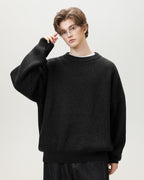 Maglione da uomo Oversize Girocollo Comodo | Haven Loom, immagine 3