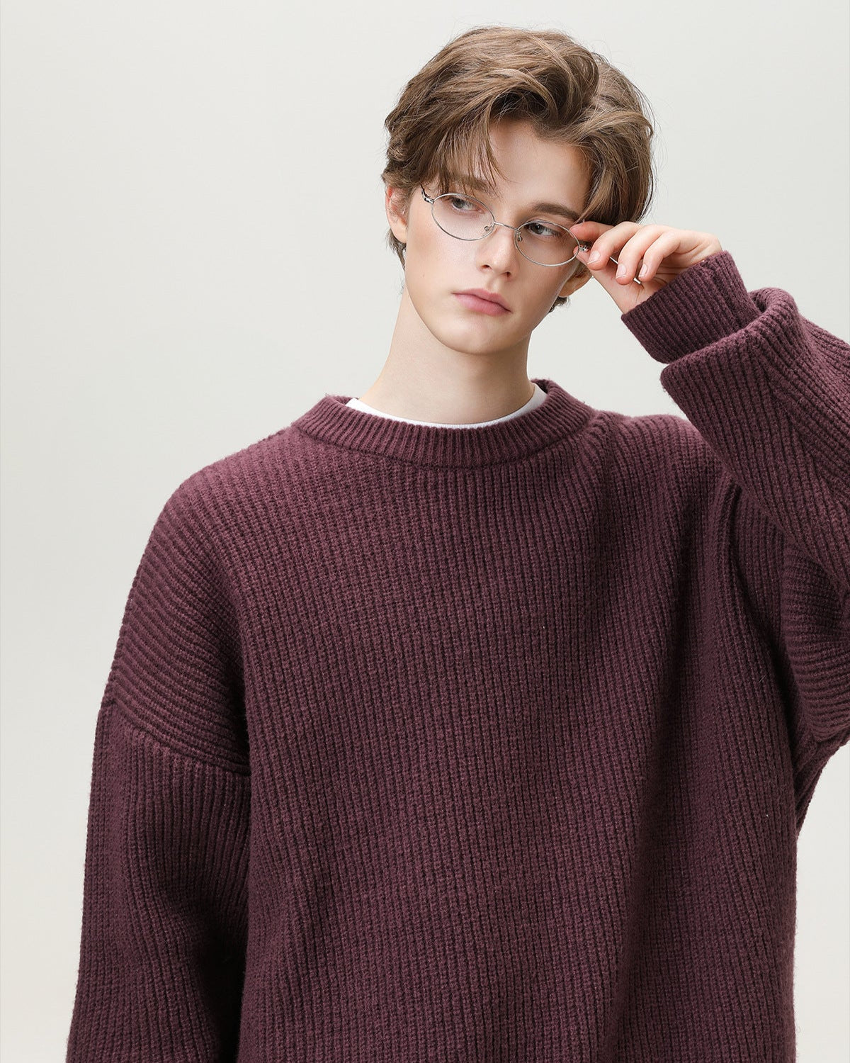 Maglione da uomo Oversize Girocollo Comodo | Haven Loom, immagine 10