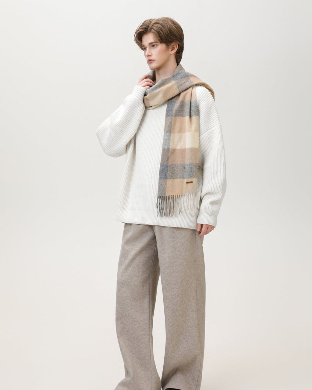 Maglione da uomo Oversize Girocollo Comodo | Haven Loom, immagine 8