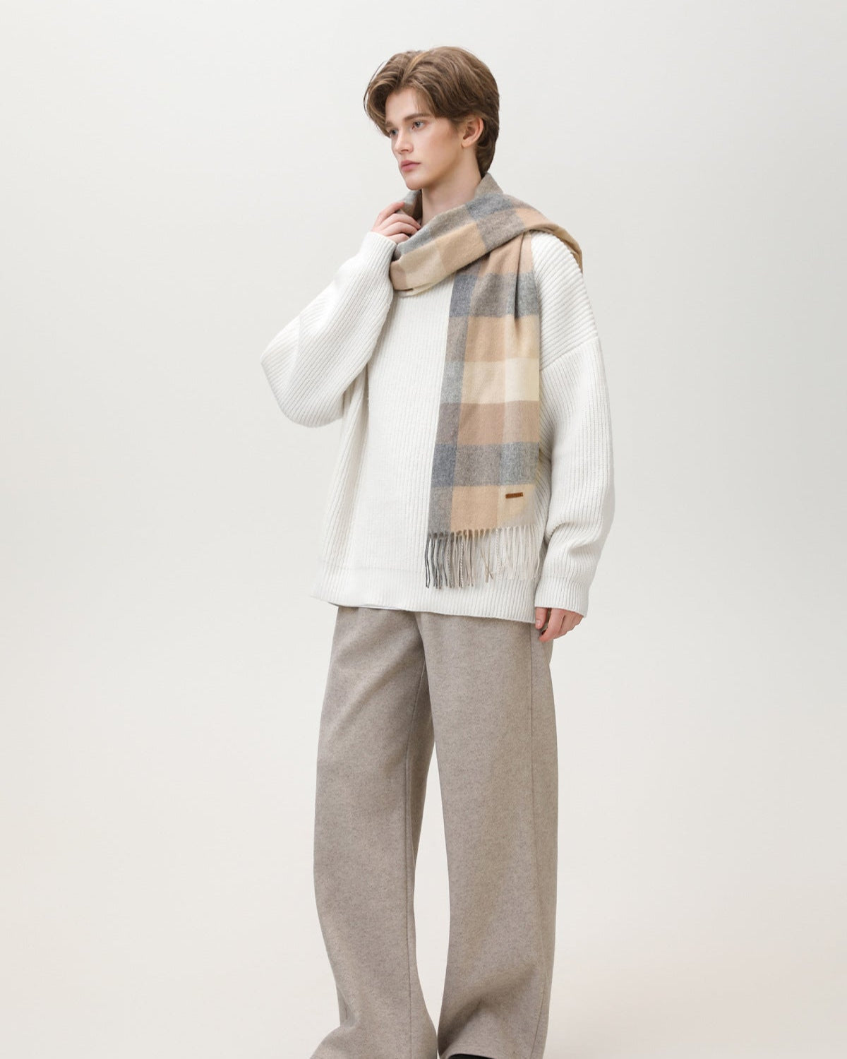 Maglione da uomo Oversize Girocollo Comodo | Haven Loom, immagine 8