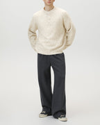 Maglione da uomo Oversize con Colletto Polo in Misto Lana | Haven Loom, immagine 11