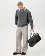 Maglione da uomo Scollo a V con Colletto in Lana | Haven Loom, immagine 5
