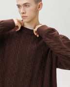 Maglione da uomo a Trecce in Misto Lana | Haven Loom, immagine 2