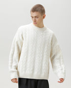 Maglione da uomo a Trecce in Misto Lana | Haven Loom, immagine 6